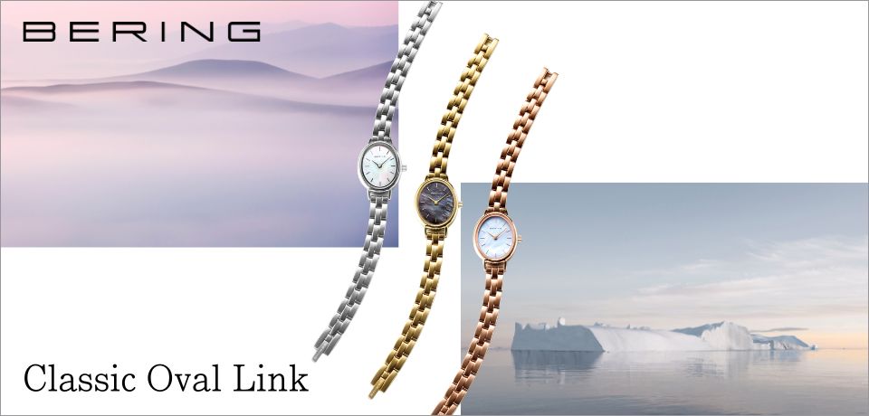 BERING Ladies Unisex Classic Oval Link 11020-760 （ベーリング