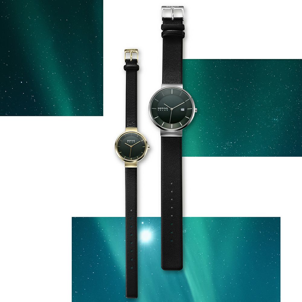 BERING Ladies Scandinavian Solar Deep green 14627-439 