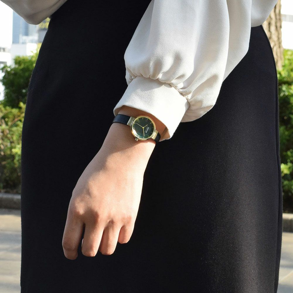 BERING Ladies Scandinavian Solar Deep green 14627-439 