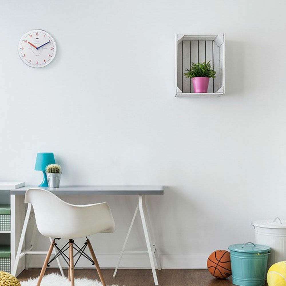 BRAUN Time Teacher WALL CLOCK WHITE BC26TW 