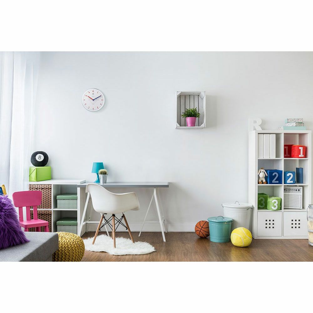 BRAUN Time Teacher WALL CLOCK WHITE BC26TW 