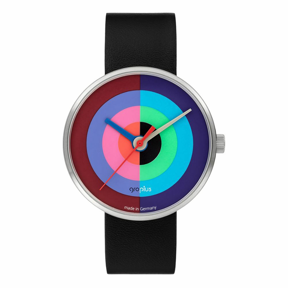 Bauhaus Walter Gropius (バウハウス・ヴァルター・グロピウス)  フォーラム   ヨゼフ・アルバースシリーズ メンズ ユニセックス腕時計 WG005-02