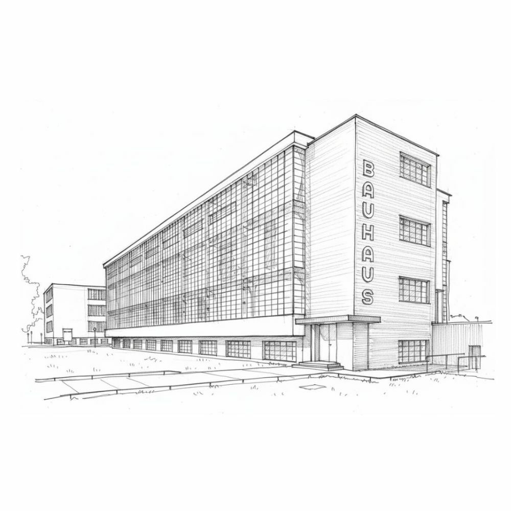 Bauhaus Walter Gropius (バウハウス・ヴァルター・グロピウス) フォーラム シンプレックスシリーズ メンズ ユニセックス腕時計 WG009-01