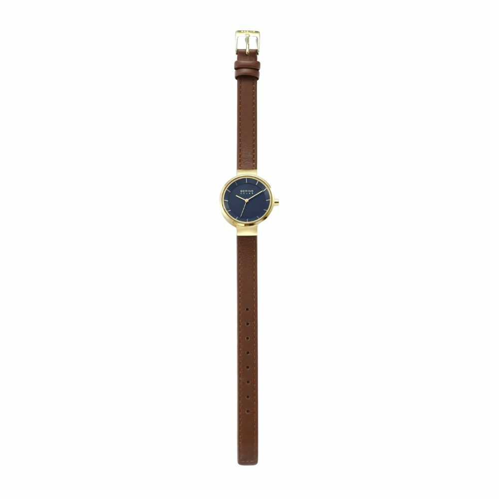 BERING Ladies Scandinavian Solar Navy Blue 14627-537 
