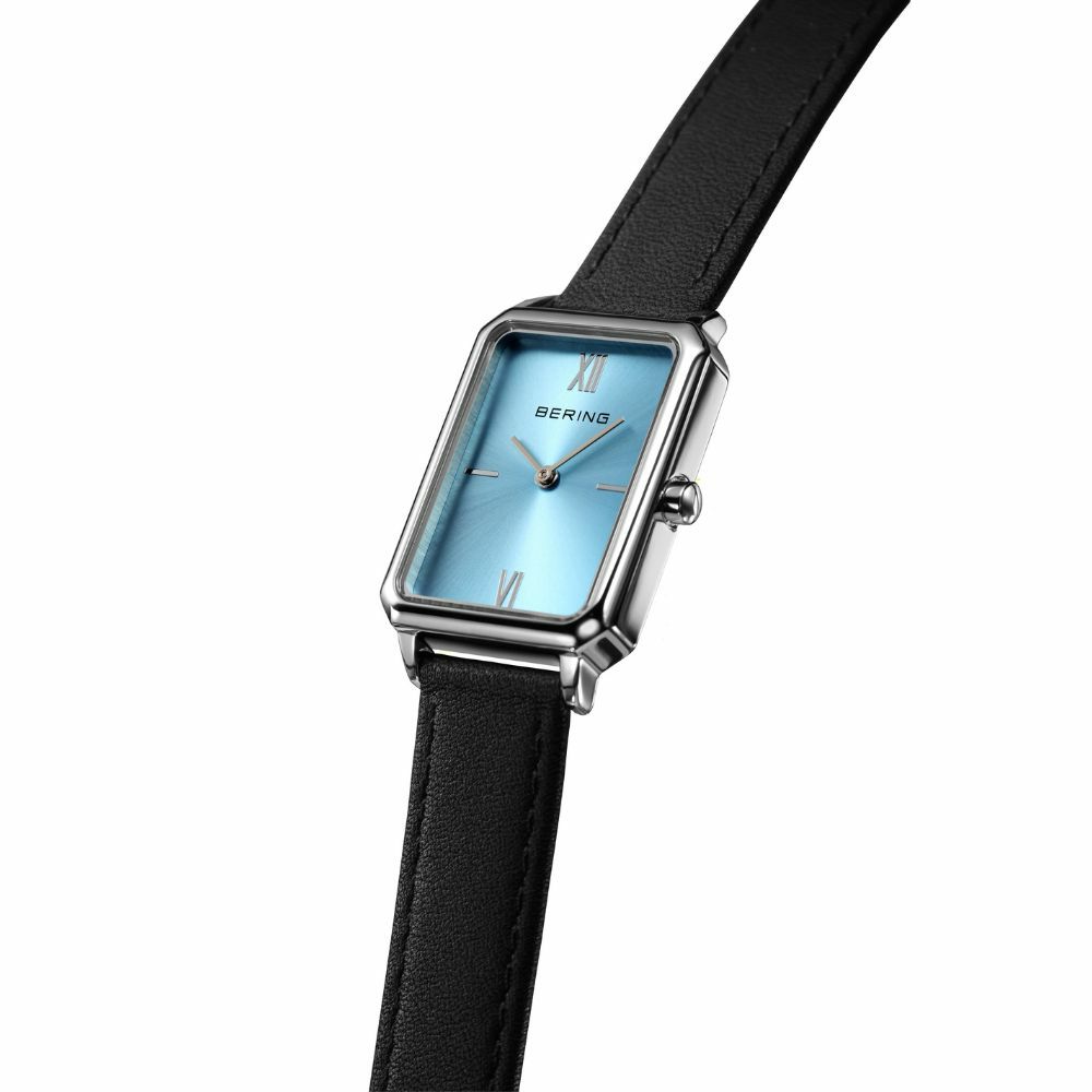 BERING Ladies Unisex Rectangle Leather 17423-408