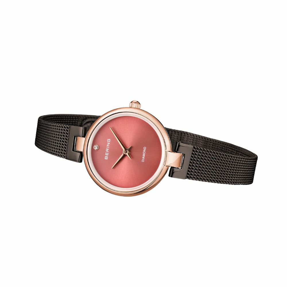 BERING Ladies Watch Classic Diamond Cherry Blossom Japan Limited 17724-069 